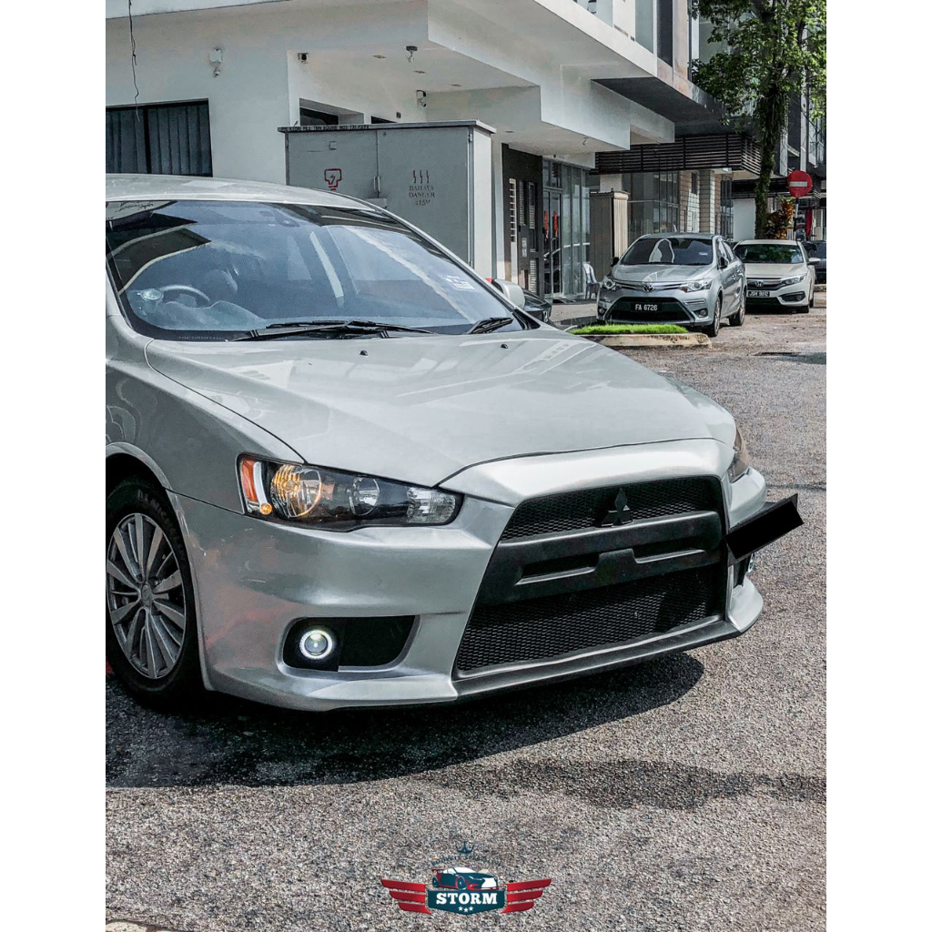 PROTON INSPIRA / LANCER ( EVO X ) FRONT BUMPER WITH LED PU & FIBRE