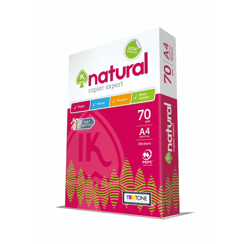 IK nATURAL A4 Paper 70gsm 500sheets | Shopee Malaysia