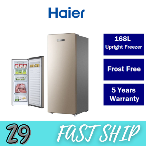 Haier NoFrost Upright Freezer 168L BD168WL BD168WL Shopee Malaysia
