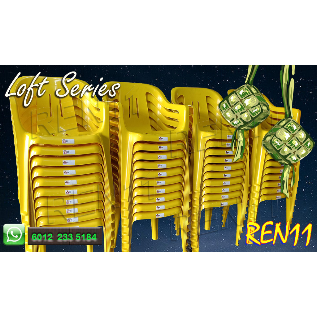 🌟 30 pcs🌟 3V Plastic chair ,plastic Arm Chair ,Dining Chair ,kerusi