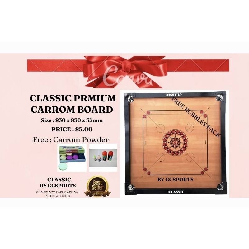 Classic (premium) Carrom Board Shopee Malaysia