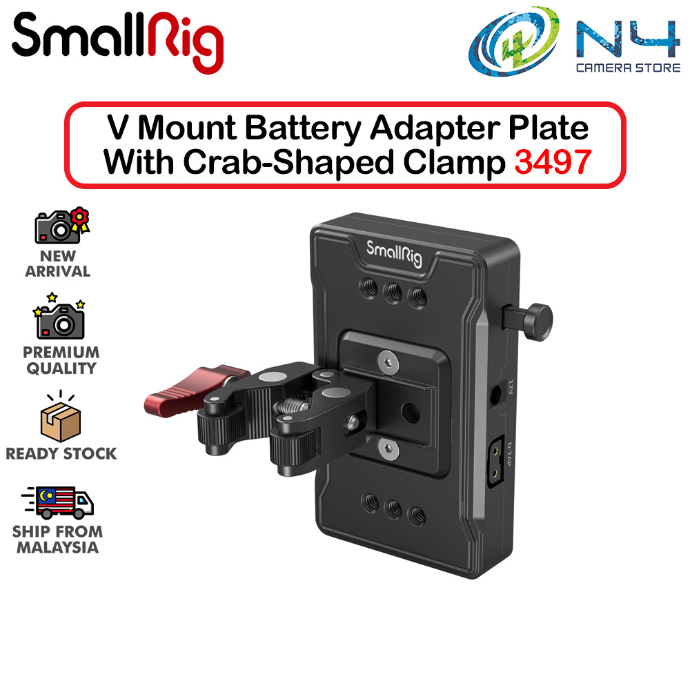 SmallRig V Mount Battery Adapter Plate Power Supply Splitter with Super ...