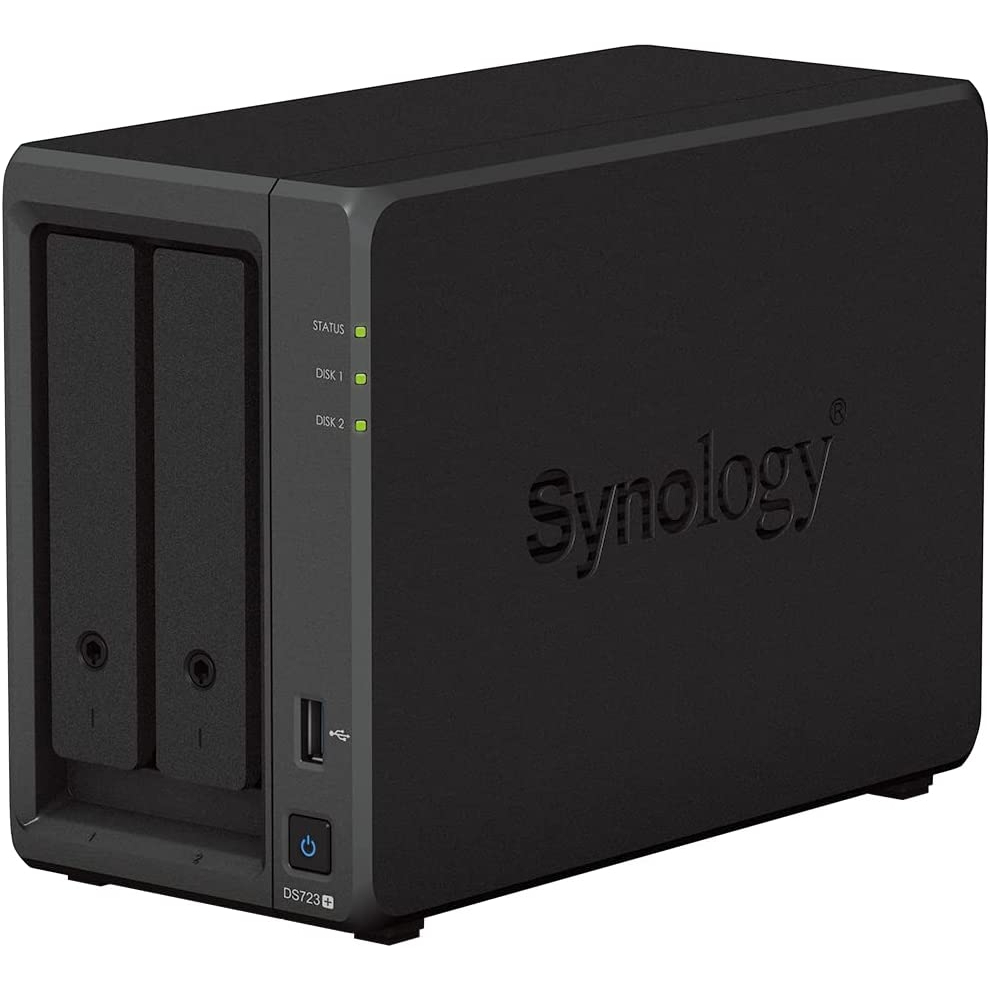 Synology DS725+ 2 Bays NAS DiskStation with Dual Core CPU, 2GB Memory ...