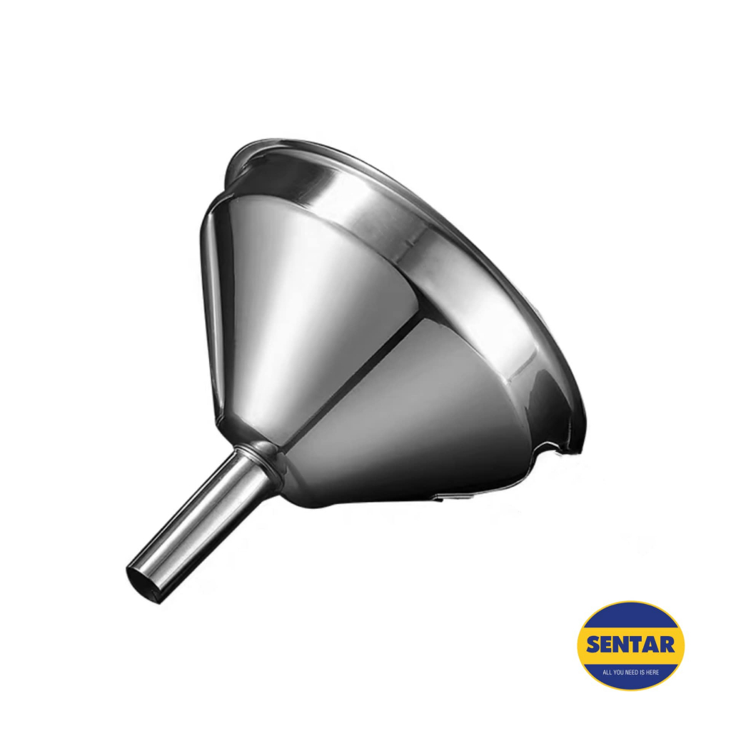 100% Ready Stock Japan KM4158 Stainless Steel 304 Funnel Wide Mouth Oil ...