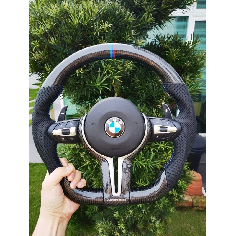 Bmw e60 e90 carbon fiber steering m sport bmw e90 steering LED steering