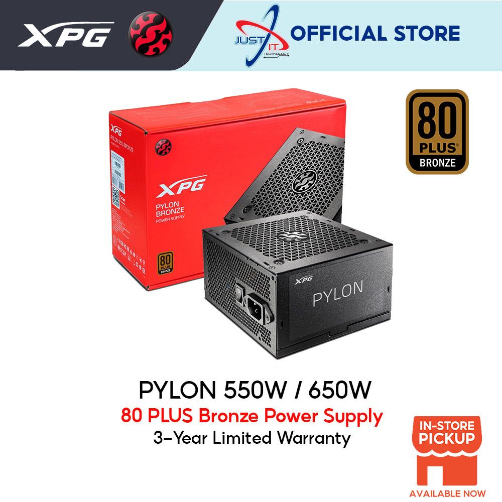  XPG Pylon 650W 80 Plus Bronze Certified 120mm Fluid