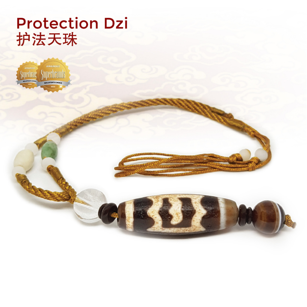 Dzi Kingdom Protection Dzi Garuda Dzi Necklace Authentic Tibet Antique Dzi  天珠王国 护法天珠 大鹏鸟天珠 西藏老天珠项链