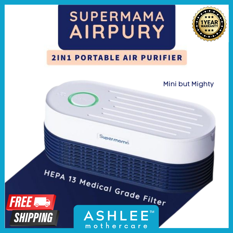 [READY STOCK] Supermama AirPury Portable 2in1 Air Purifier Shopee