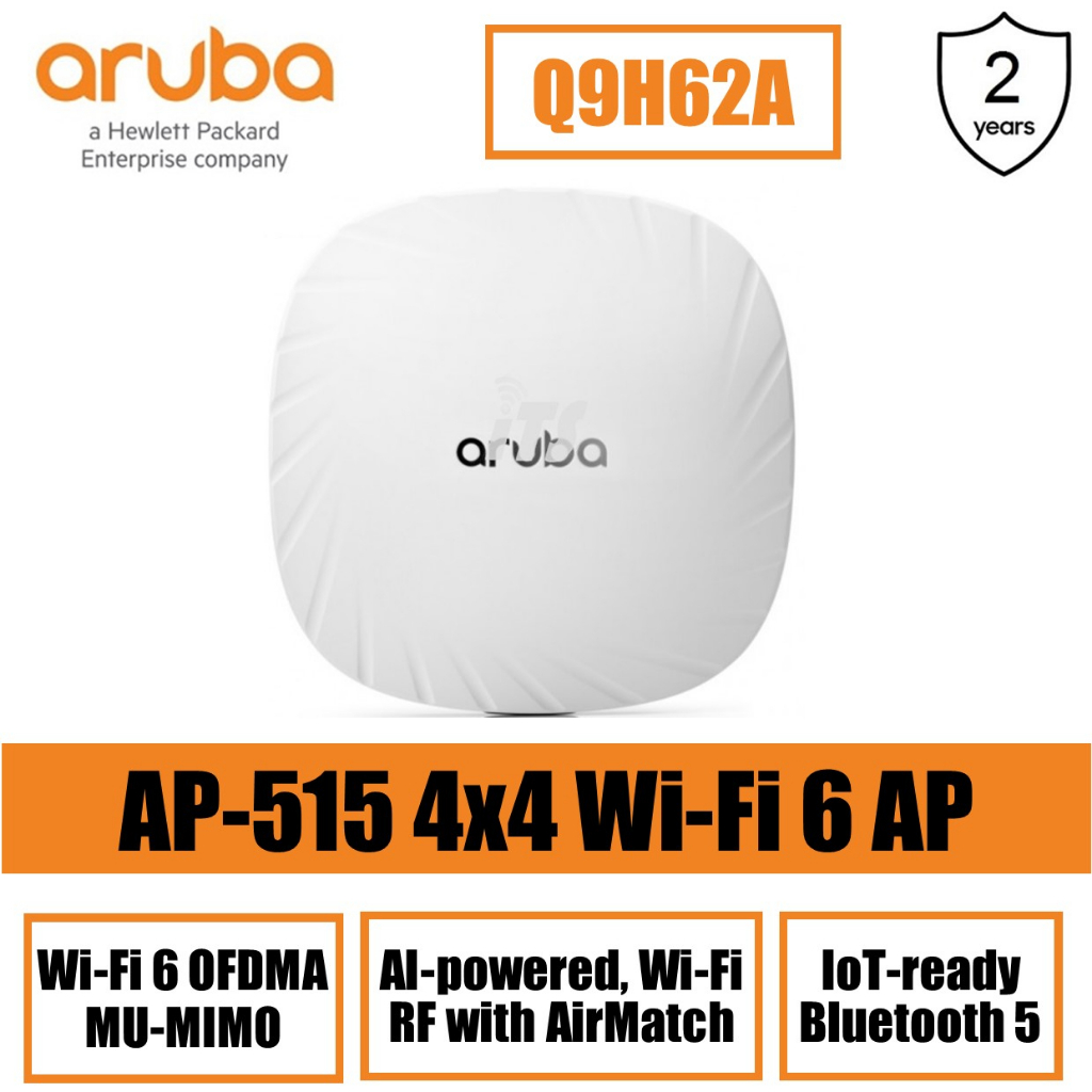 Aruba AP-515 (RW) 4x4 Wi-Fi 6 Unified Access Point (Q9H62A) | Shopee ...