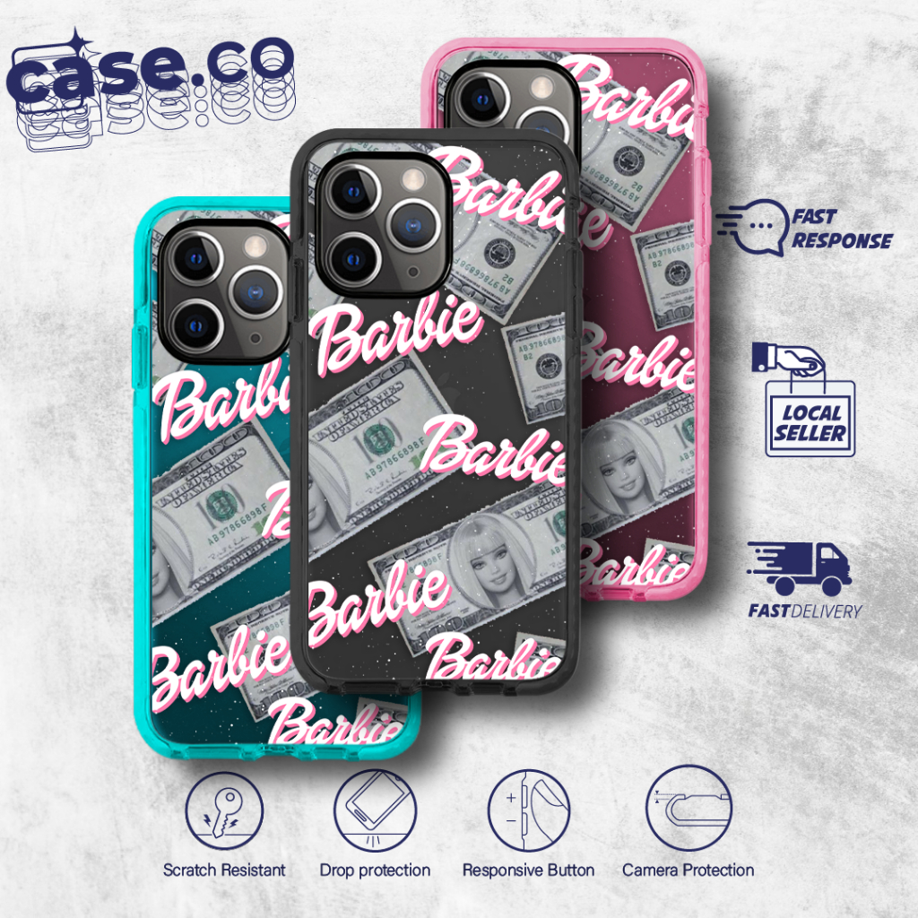 New Barb e Money Barb e Edition Case Designated TPU Bumper Case