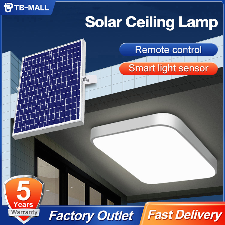 Lampu Solar Light Indoor House Solar Ceiling Light Waterproof Outdoor ...