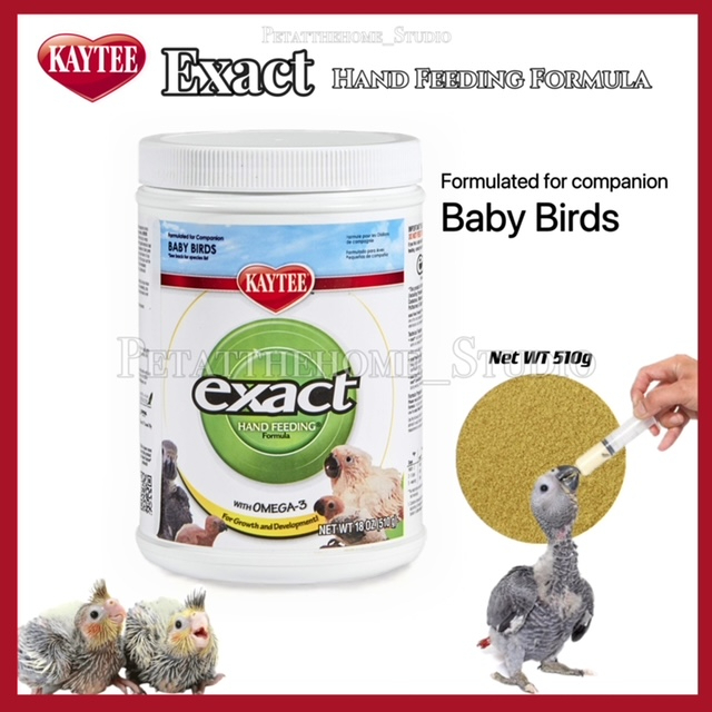 Kaytee Exact Hand Feeding Formula for Baby Birds 510g Makanan Burung Anak Suap Shopee Malaysia