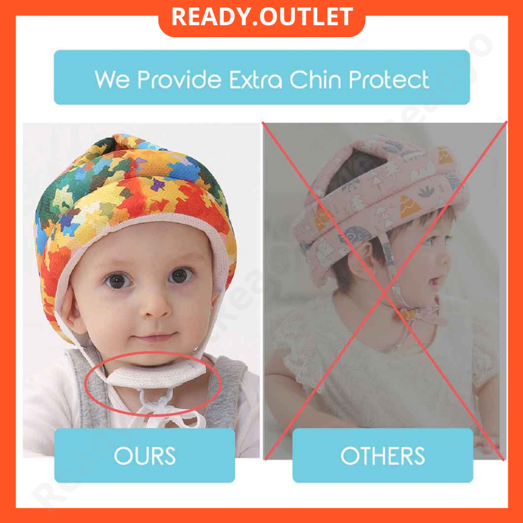 READY! Baby AntiFall Head Protection Adjustable Soft Safety Baby