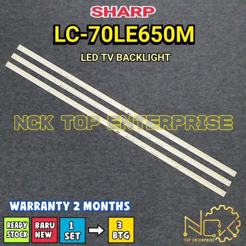 SHARP LC70LE650M TV LED BACKLIGHT BARU READY STOCK LC70LE650