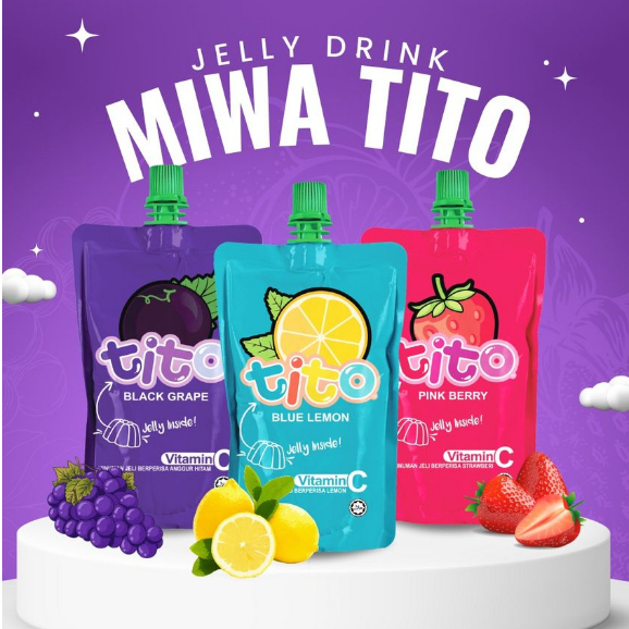 MIWA OLI Jelly Drink Minuman Jelli Miwa Oli Jelli Drink Tito Vitamin C
