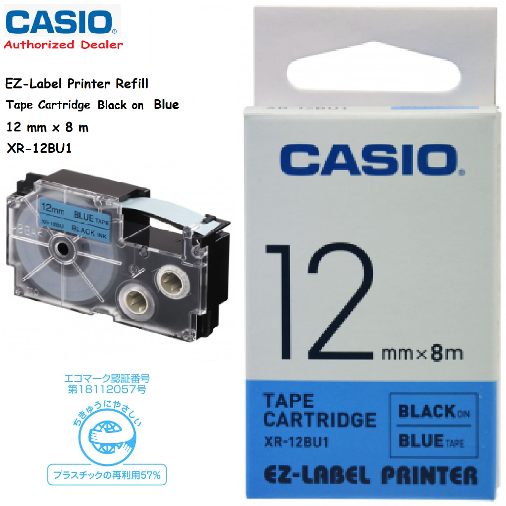 thumbnail image 2 of Casio Label Writer Tape - 0.5 Inch Fluorescent Orange For Nameland Label Makers 2 of 9
