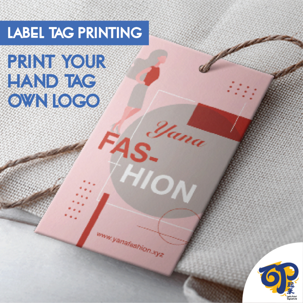 Printing Hang Tag Custom 40x70mm Clothes Tag Price Tag Label Tag