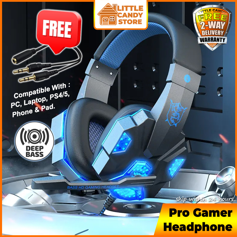 Pc780 bass gaming online headset