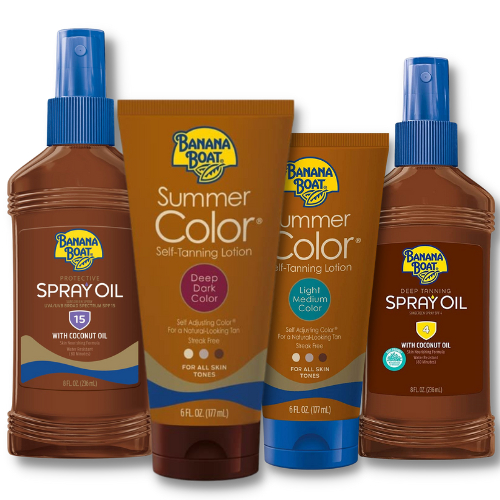 [ iiMONO ] Banana Boat Self Tanning Sunless Lotion Tanning Oil Spray