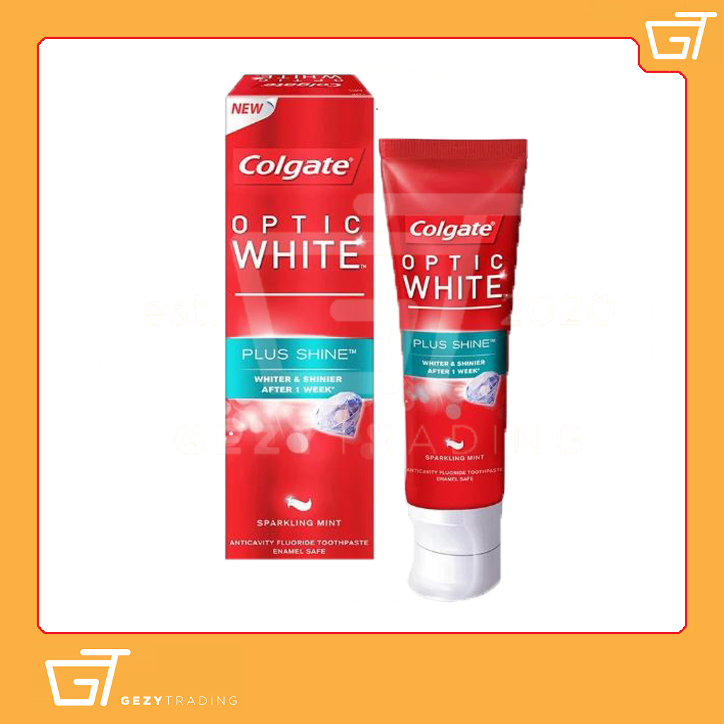 Colgate Optic White Volcanic Mineral ｜ Mint Plus Mineral ｜ Dazzling ...