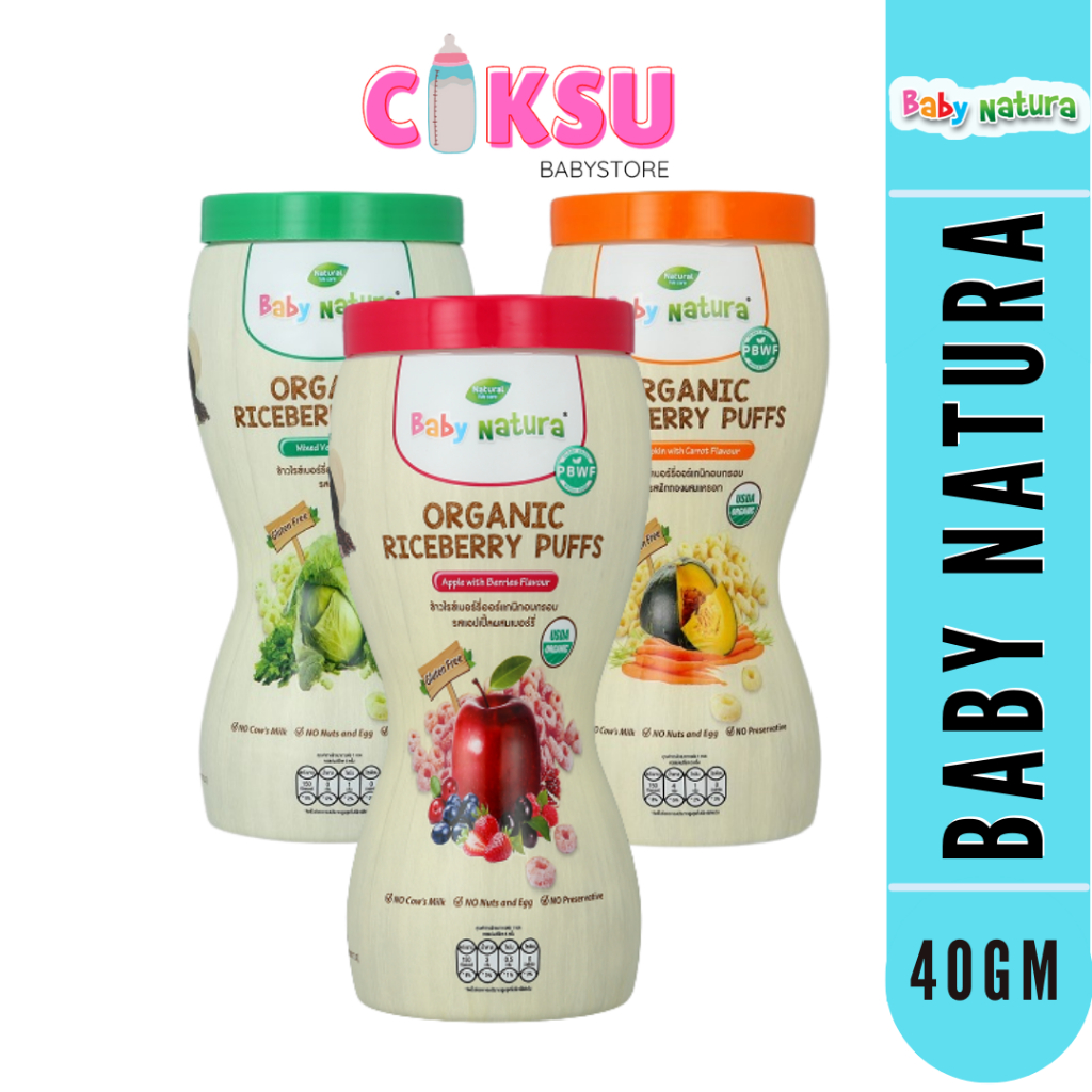 Baby Natura Organic Rice Puffs & Sticks Babyfood Snack, Biscuit ...