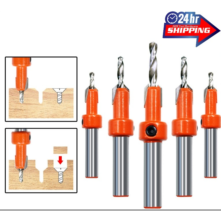 Wood Drill Bit Hole Saw Wood Working Sink Reamer Drill 2.5mm 2.8mm 3mm ...