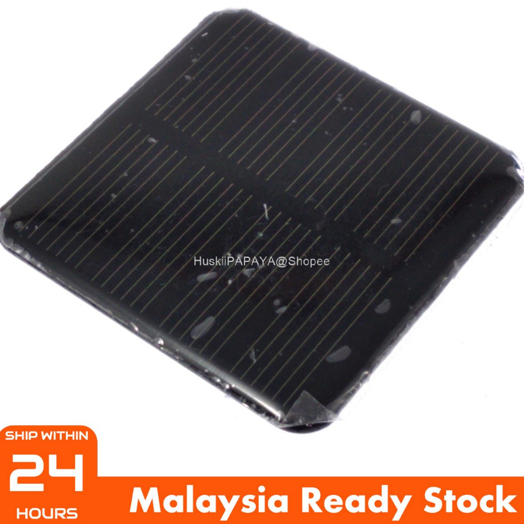 Sourcingmap 5 Pannelli Solari Poli 2V 160mA 60x60mm – Per Progetti Fai-da-te, Giocattoli, Carica Batterie