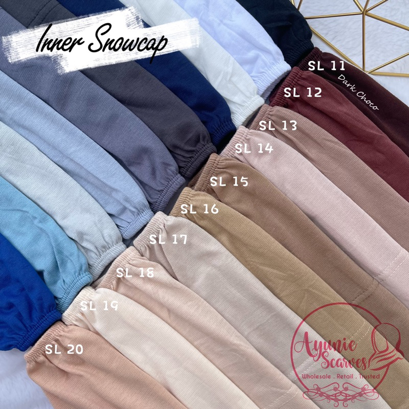Inner Snowcap Premium Material Cotton Indonesia | Shopee Malaysia