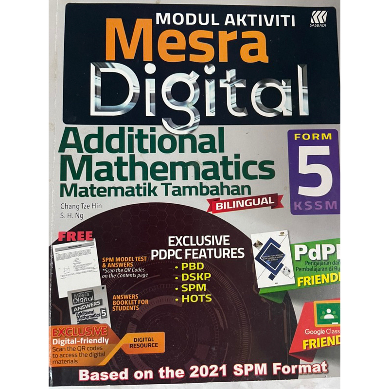 Additional Mathematics form 4&5 SPM | Shopee Malaysia