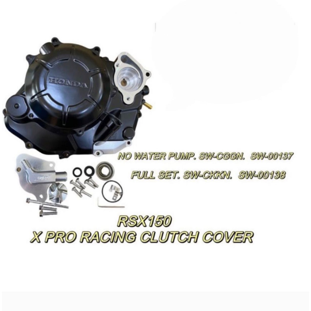 SWIPOH HONDA RS150 CLUTCH CASING BLACK SIAP WATERUMP SWIPOH SILVER