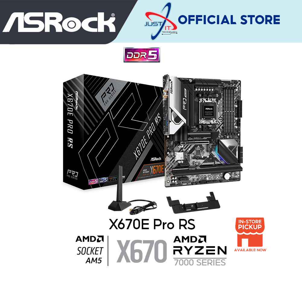 Asrock X670e Pro Rs Wifi Am5 Mainboard Combo Deal Ryzen 5 7600x 7700x