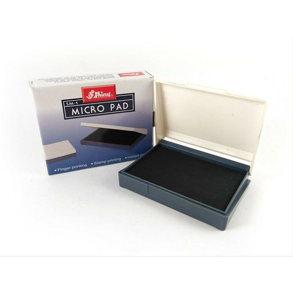 Shiny Finger Thumb Print Pad (BLACK) | Shopee Malaysia