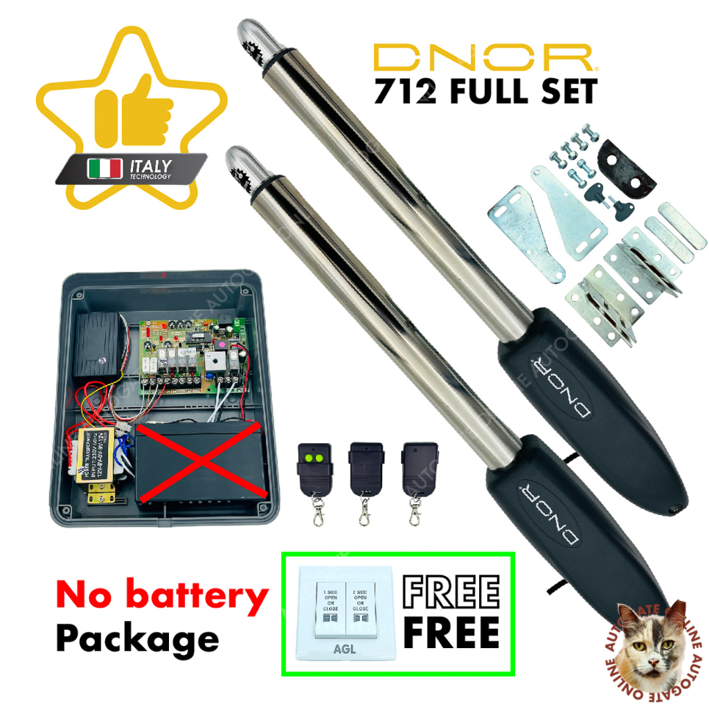 D'NOR 712 DNOR 712 ( FULL SET ) AUTO GATE SWING ARM AUTO GATE DNOR712