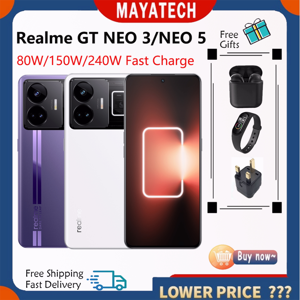 【Global Rom】Realme GT Neo 5 Snapdragon 8+ Gen 1/Realme GT Neo 3 ...