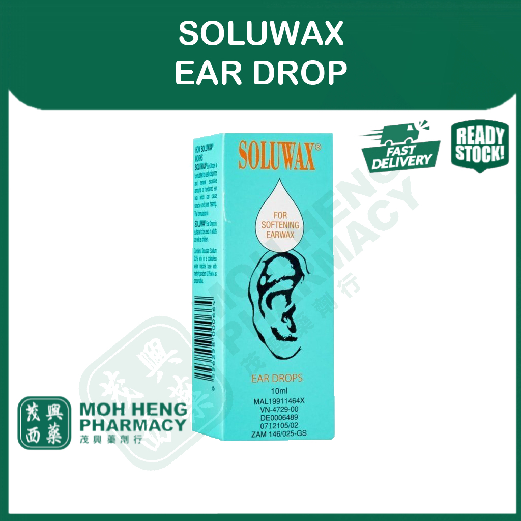 SOLUWAX Ear Drop (10ml)(Exp 5/2024) | Shopee Malaysia