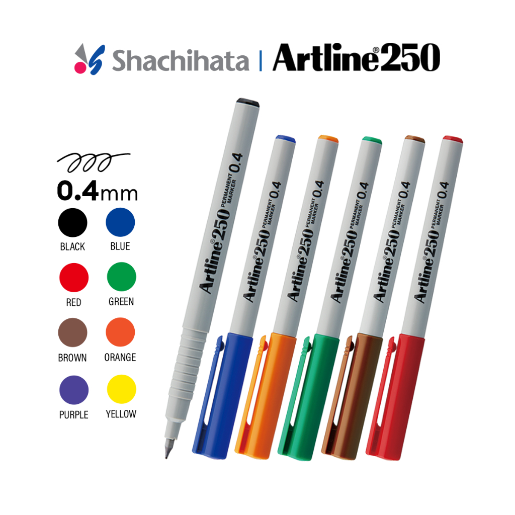 15 Ml Assorted Colors Fabric Paint Pens - Set Of 24 A2 56 1955