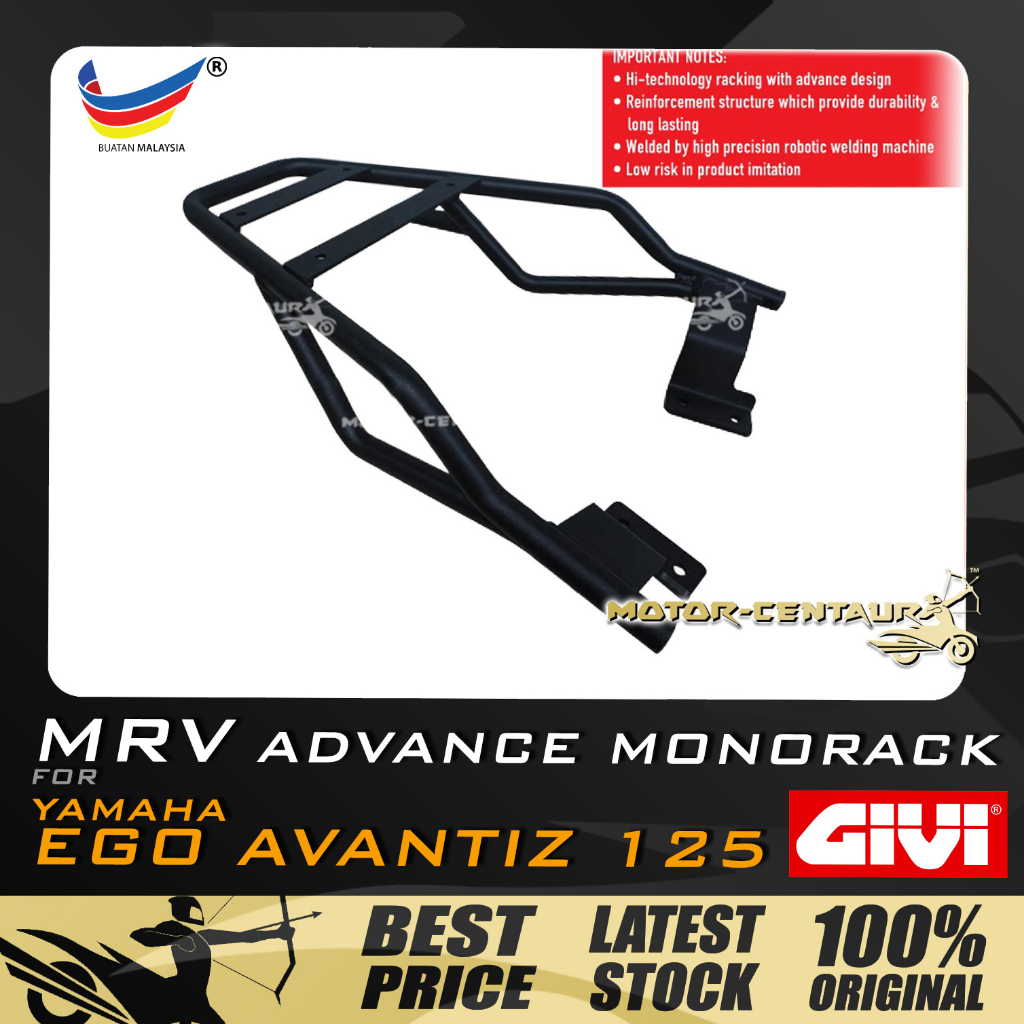 Monorack Givi Mv Mrv For All Yamaha Motorcycles Lc Y Zr Y Zr Ego