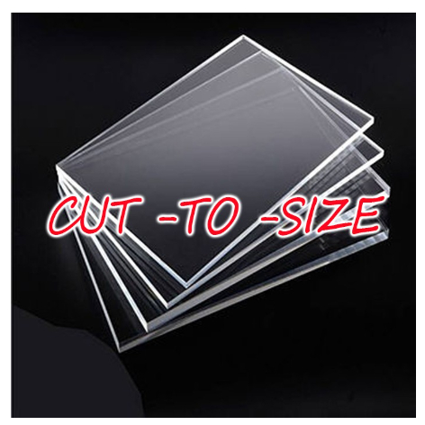 2pcs 300*300*3mm Transparent Acrylic Plate Plexiglass Diy Handmade