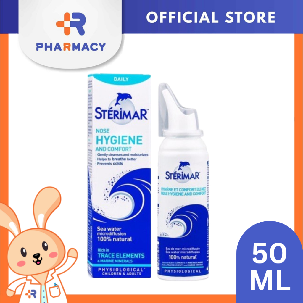 R Pharmacy | Sterimar Nose Hygiene & Comfort 50ml Sea Water Solution ...