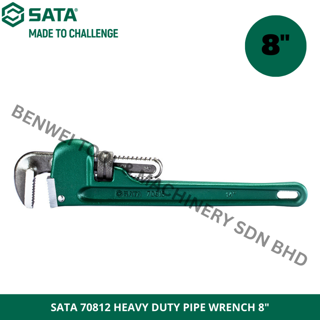 SATA 70812 HEAVY DUTY PIPE WRENCH 8'' / PIPE WRENCH 8'' / SATA HEAVY