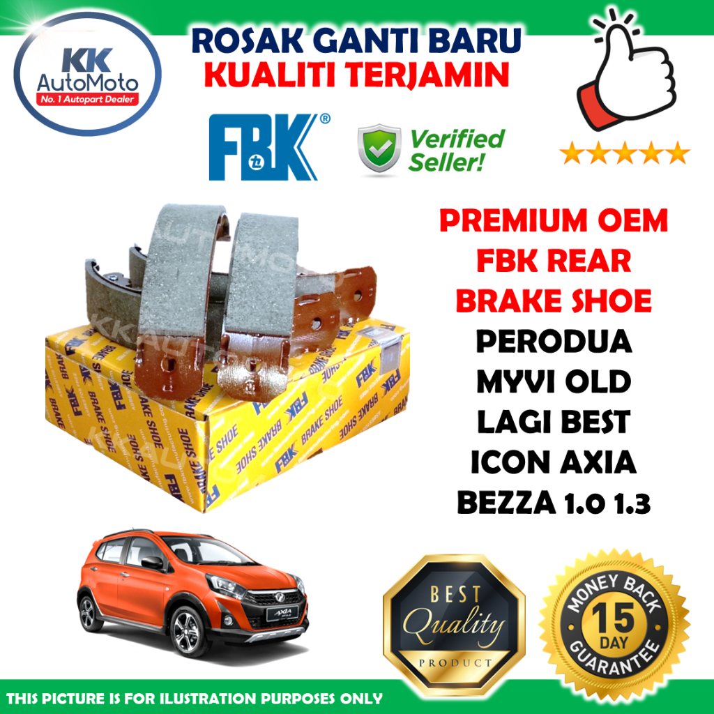 Perodua Myvi Old Lagi Best Icon 2005 - 2017 Axia Bezza Premium 1 Pair ...
