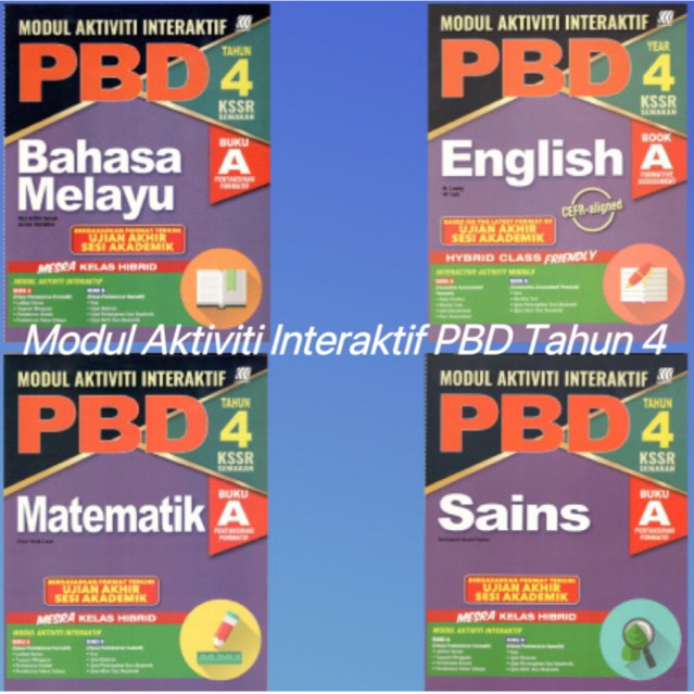 Sasbadi Modul Aktiviti Interaktif PBD Tahun 4 | Shopee Malaysia