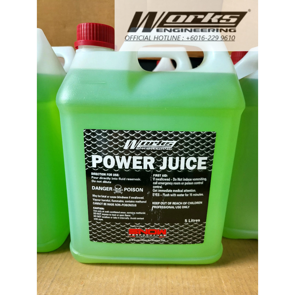 [MORE POWER 3070] GREEN Power Juice / WaterMethanol Injection Kit Boost Juice 5L Premix