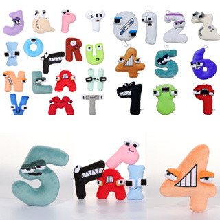 New New 26 Alphabet Lore Plush Toys English Letter Stuffed Animal Plushie  Doll Toys Gifts For Kids Children Educational Alphabet