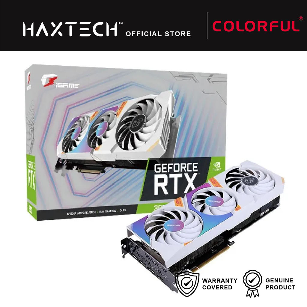 COLORFUL IGAME GEFORCE RTX 3060 ULTRA W OC 12G-V GDDR6 GRAPHIC CARD ...