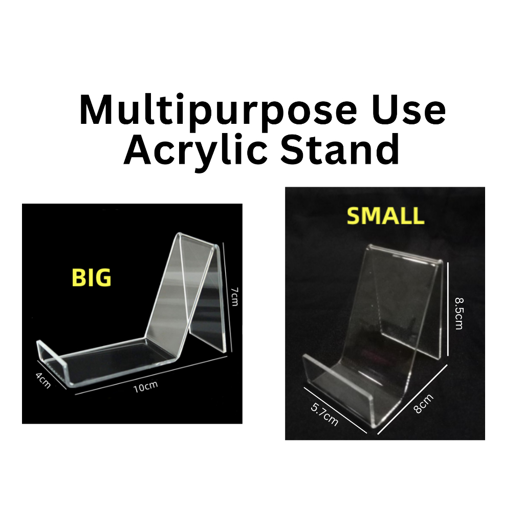 Factory price ! Acrylic wallet display / multipurpose / shoe display