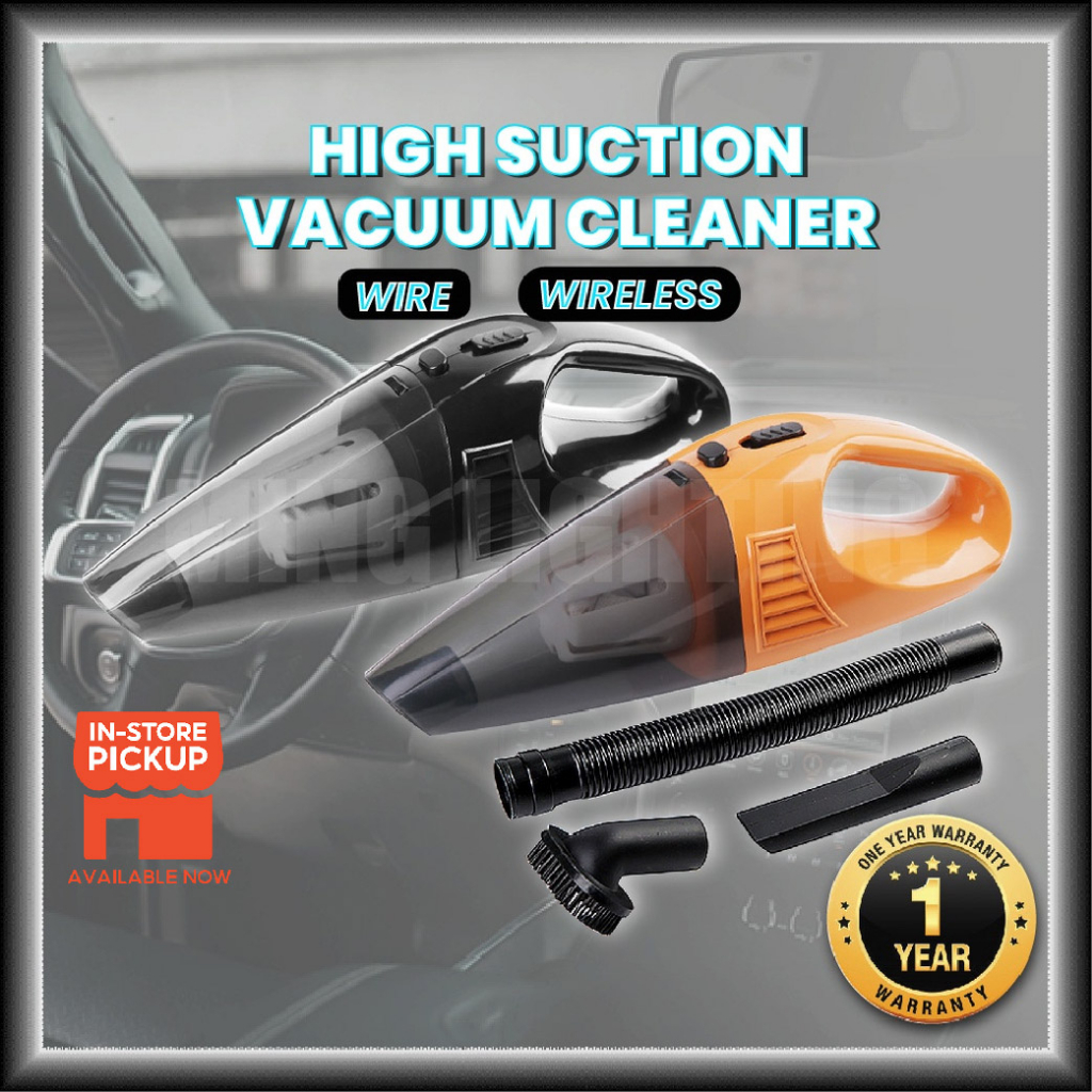 Car Vacuum Cleaner 12V Wireless Portable Small Dry Wet Dual Cordless