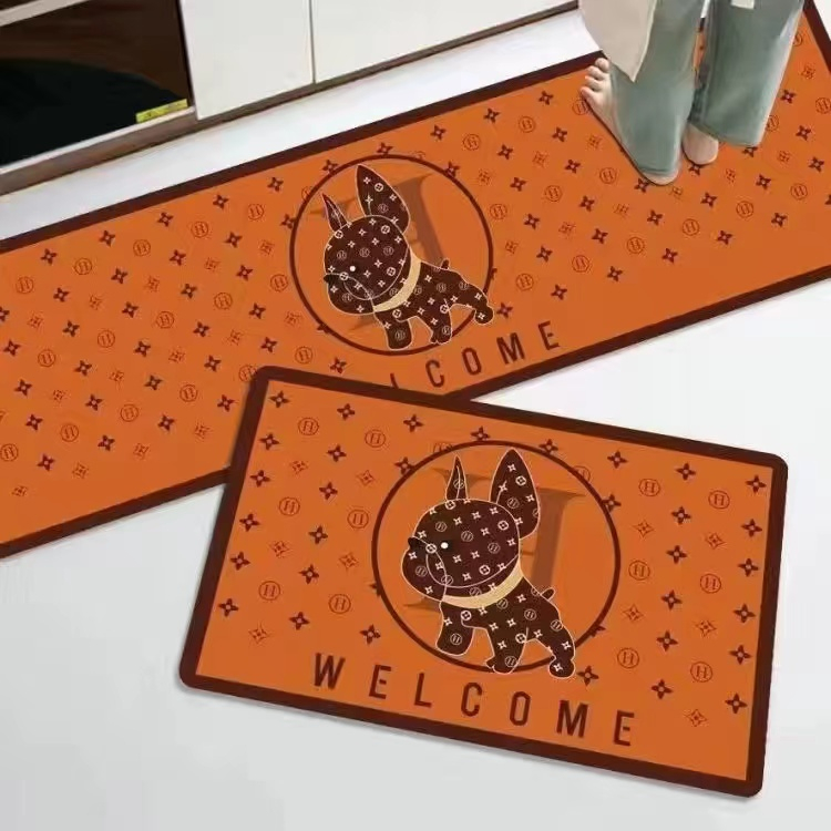 Malaysia Stock 2pcs/set (40*60+40*120cm) 2 in 1 Crystal Velvet kitchen