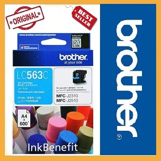 [ORIGINAL] BROTHER LC-563C CYAN INK CARTRIDGE | Shopee Malaysia