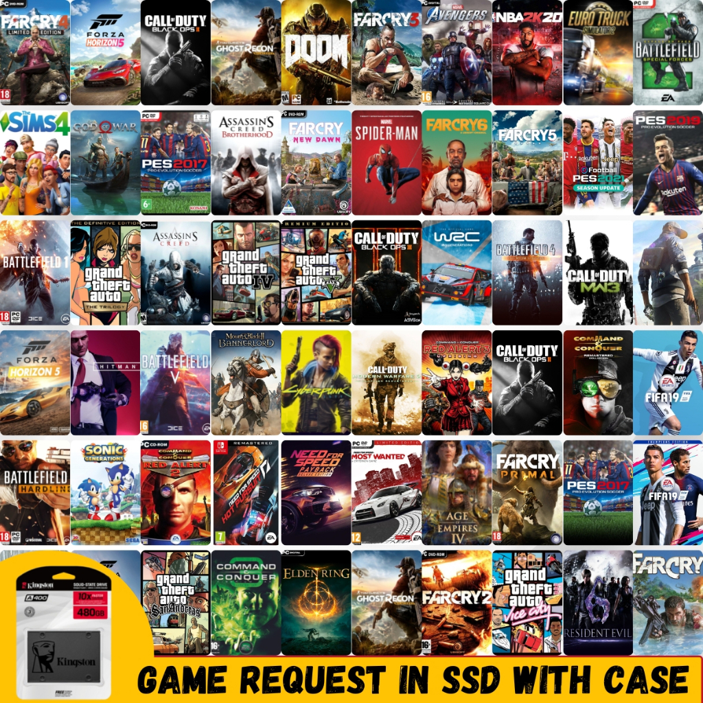 TOP Game request SSD with Kit or Pendrive Kingston Desktop Laptop Gta 5 ...